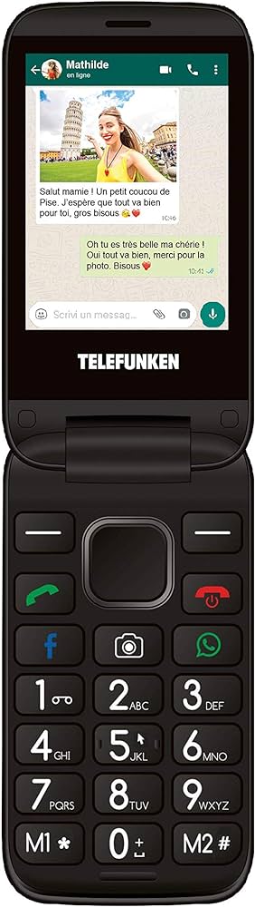 Móvil Telefunken para mayores: la mejor opción con WhatsApp